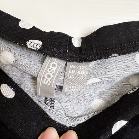 ASOS Mini Wrap Skirt in Polka Dot Print - Picture 6 of 6